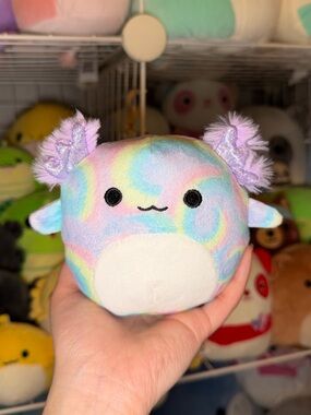 Squishmallows Vivie the Rainbow Axolotl 4” Mystery Capsule Stuffed Plush